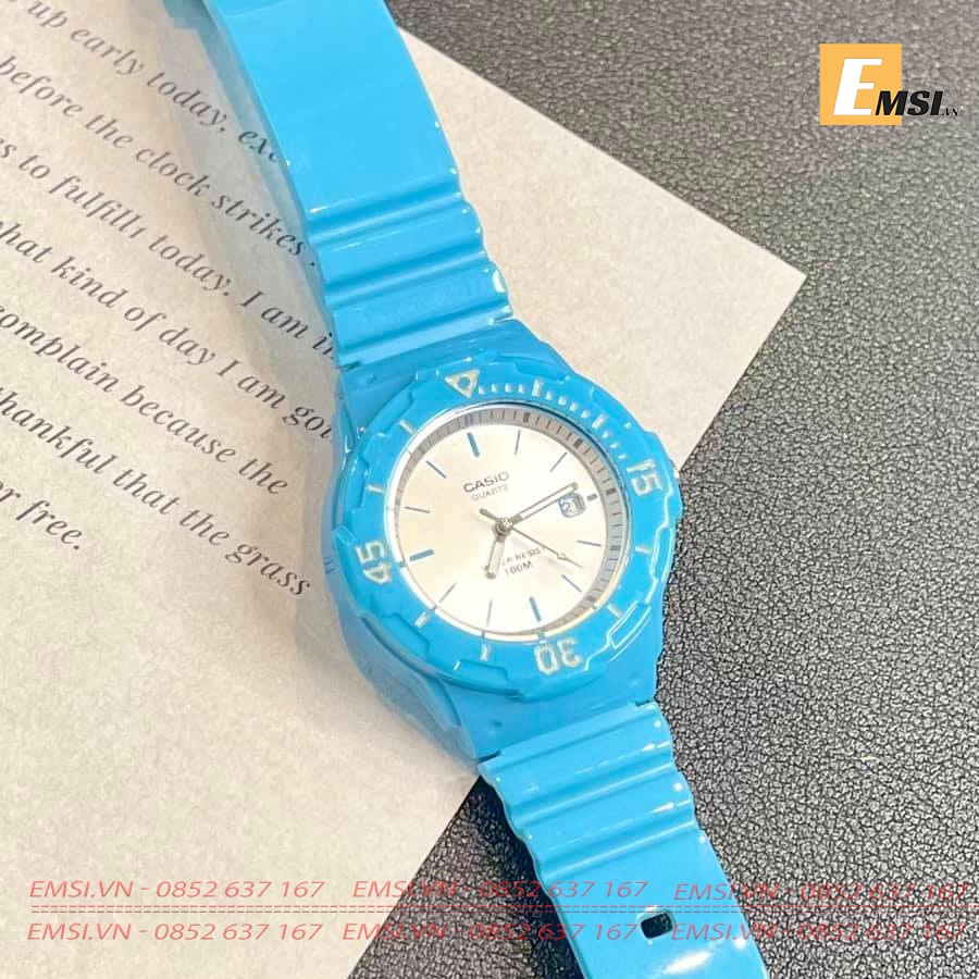 Casio LRW-200H-2E3 - Đồng Hồ Trẻ Em - Pin/Quartz - Size Mặt 34mm - Kính Nhựa EMSI.VN