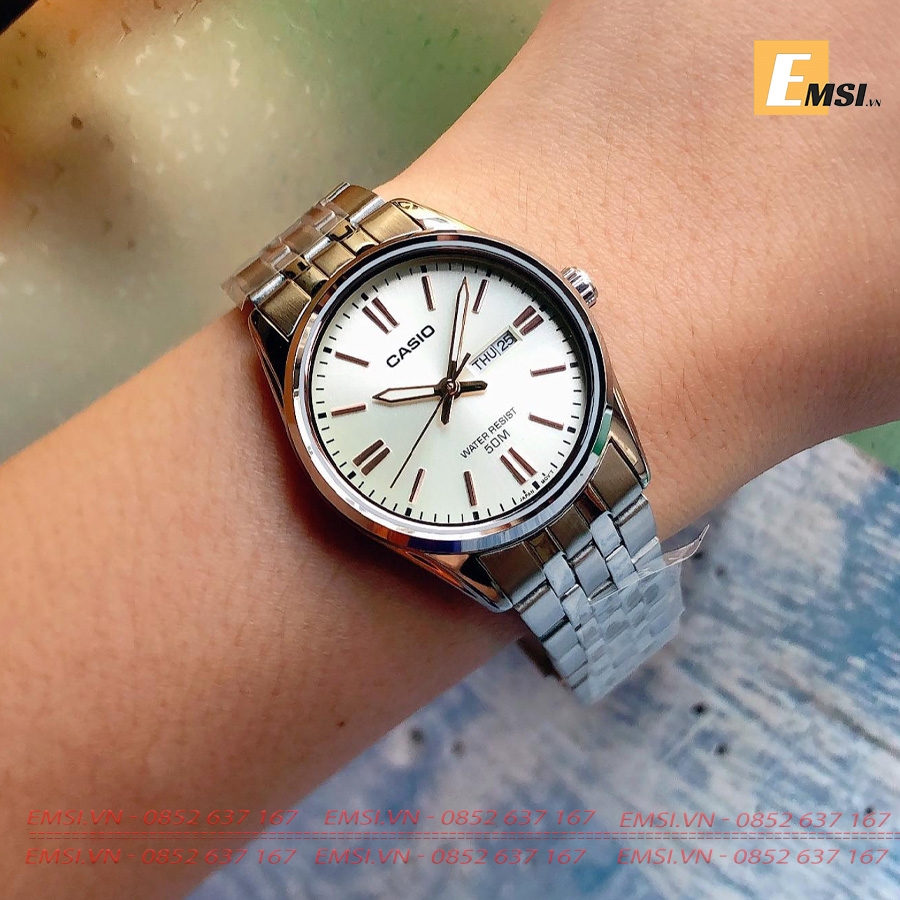 Đồng Hồ Casio Cặp Đôi MTP-1335D-9AVDF & LTP-1335D-9AVDF Size mặt 41,5mm & 30mm EMSI.VN