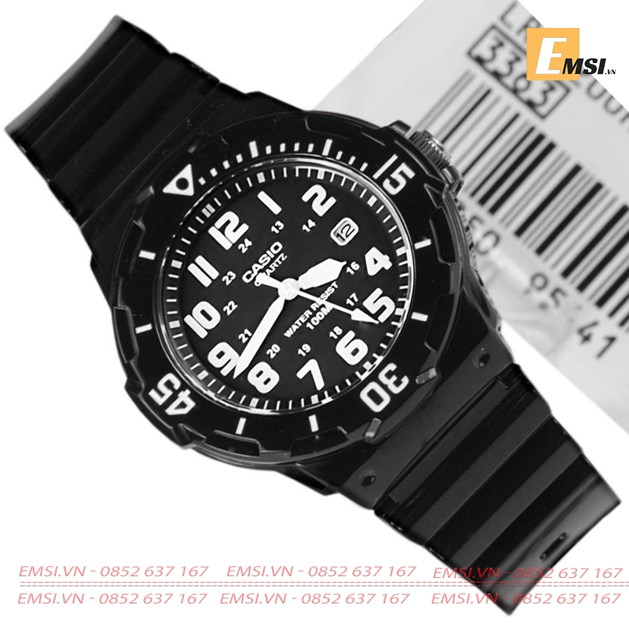 Đồng Hồ Cặp Đôi Casio MRW-200H-1BVDF & LRW-200H-1BVDF size mặt đồng hồ nam 44,6mm, size mặt đồng hồ nữ 34,2mm EMSI.VN