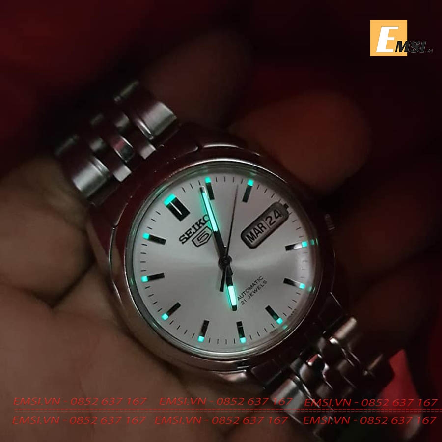 Seiko SNK355K1S - Đồng Hồ Nam - Máy Cơ / Automatic - Size Mặt 37mm - Hardlex Crystal EMSI.VN