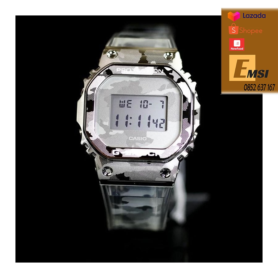 Gshock GM-5600SCM-1DR - Đồng Hồ Nam - Điện Tử - Kính Khoáng - Size Mặt 43mm - Bảo Hành 5 Năm - Chính Hãng