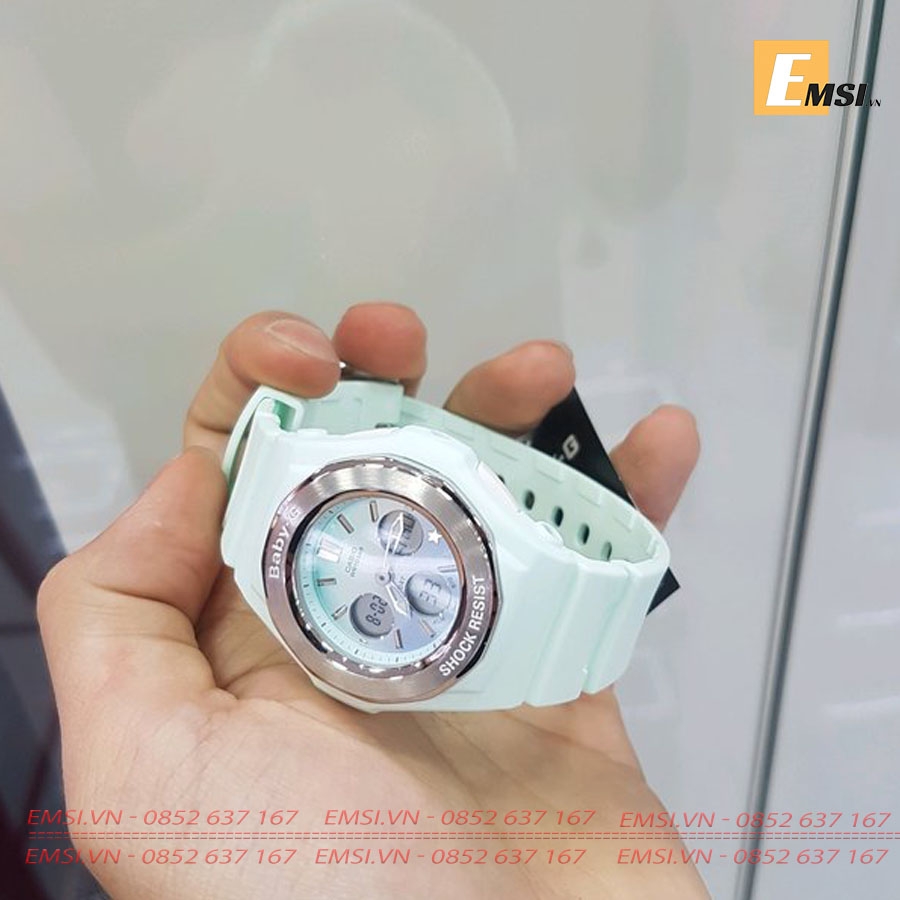 Baby-G BGA-100ST-3A - Đồng Hồ Nữ - Điện Tử - Size Mặt 39mm - Kính Khoáng EMSI.VN
