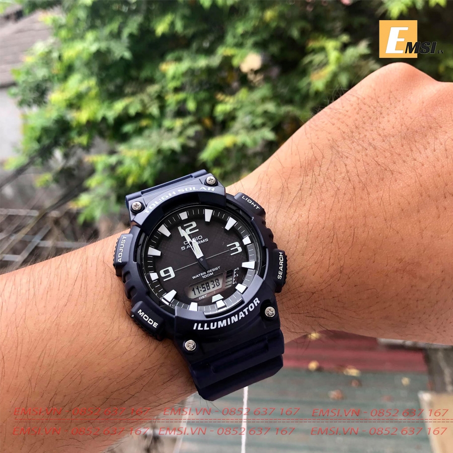 Casio AQ-S810W-2A2 - Đồng Hồ Nam - Điện Tử - Kính Nhựa EMSI.VN