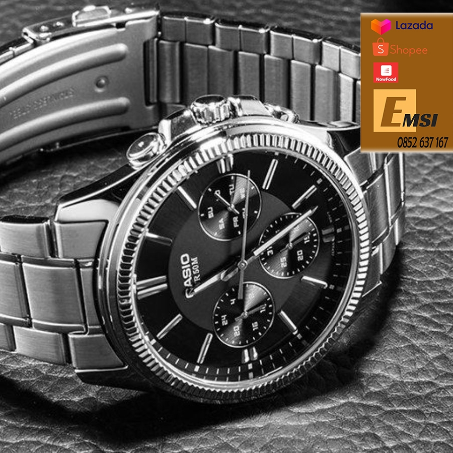 Casio MTP-1375D-1AVDF - Đồng Hồ Nam - Pin / Quartz - Kính Khoáng - Size Mặt 42mm - Bảo Hành 5 Năm - Chính Hãng
