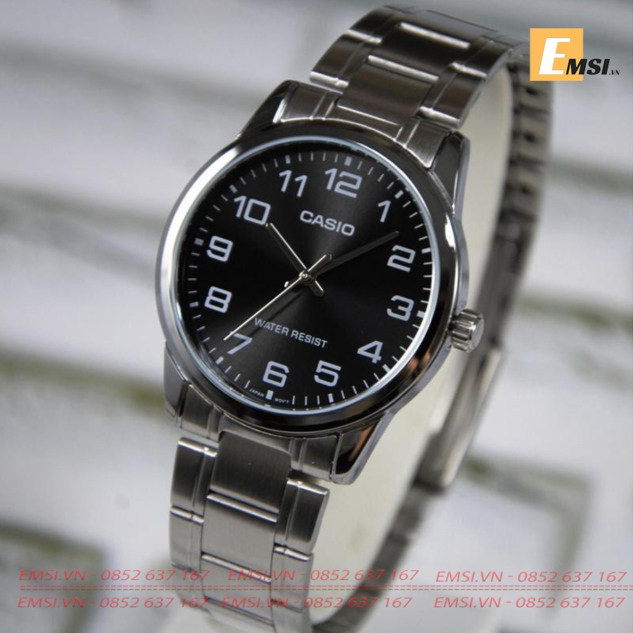 Đồng Hồ Casio Cặp Đôi MTP-V001D-1BUDF & LTP-V001D-1BUDF Size mặt 38mm & 25mm EMSI.VN