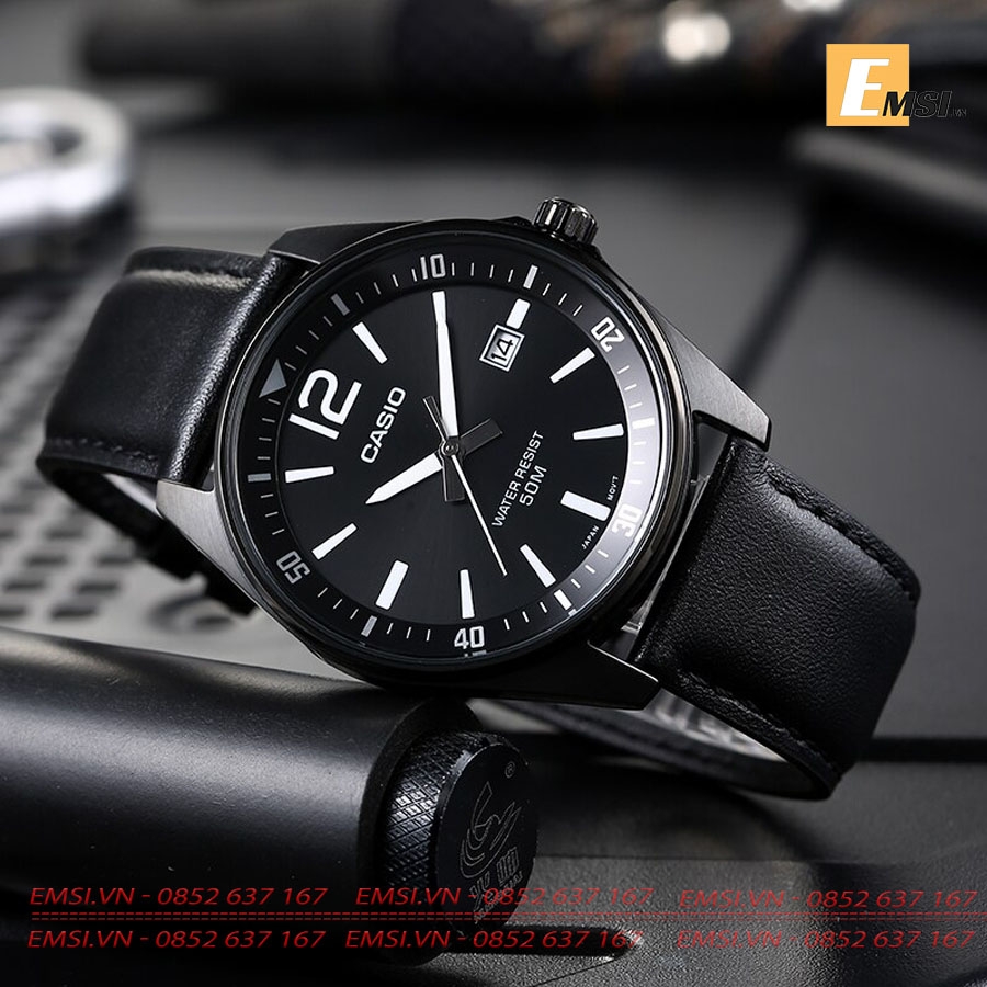 Casio MTP-E170BL-1B - Đồng Hồ Nam - Pin/Quartz - Kính Khoáng - Size Mặt 42mm EMSI.VN