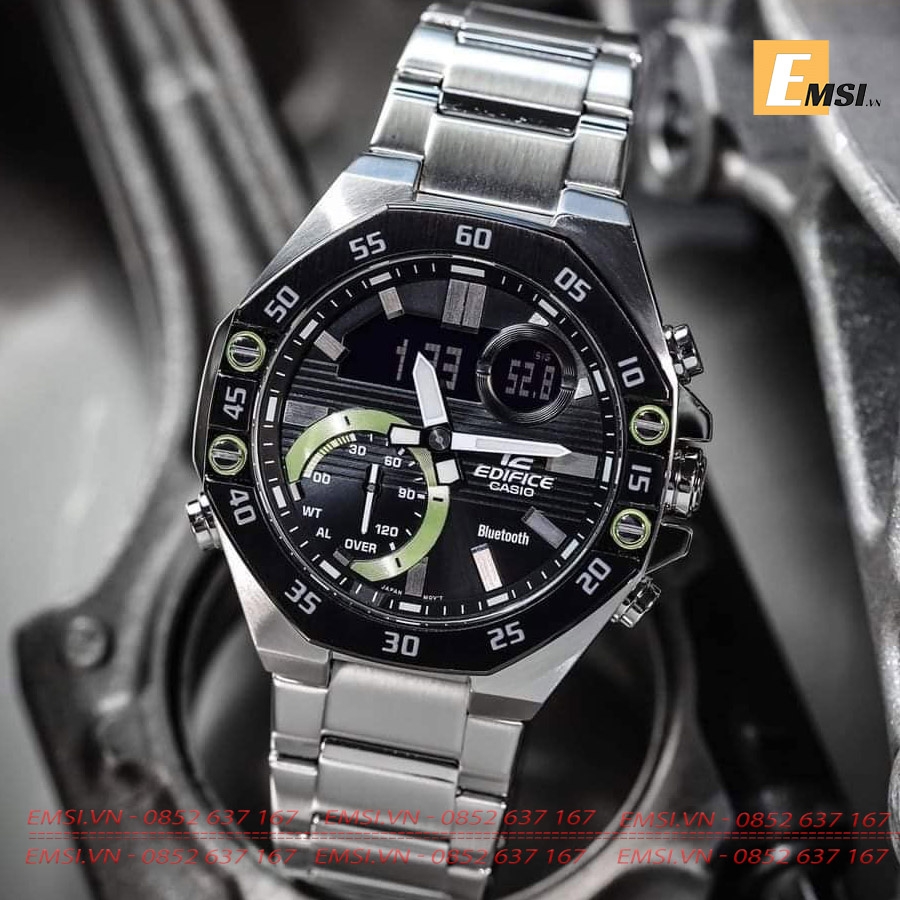 Casio ECB-10DB-1A - Đồng Hồ Nam - Điện Tử - Kính Khoáng - Size Mặt 48.5mm EMSI.VN