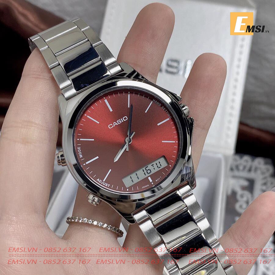 Casio MTP-VC01D-5EUDF - Đồng Hồ Nam - Pin/Quartz - Size Mặt 41.6mm - Kính Khoáng EMSI.VN