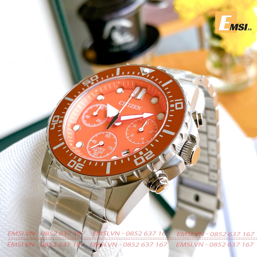 Citizen AI5008-82X - Đồng Hồ Nam - Pin / Quartz - Kính Khoáng - Size Mặt 43mm EMSI.VN