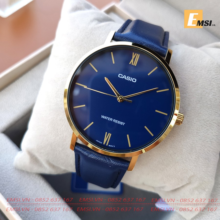 Casio MTP-VT01GL-2B2UDF - Đồng hồ nam - Pin/Quartz - Size mặt 40mm - Kính khoáng EMSI.VN