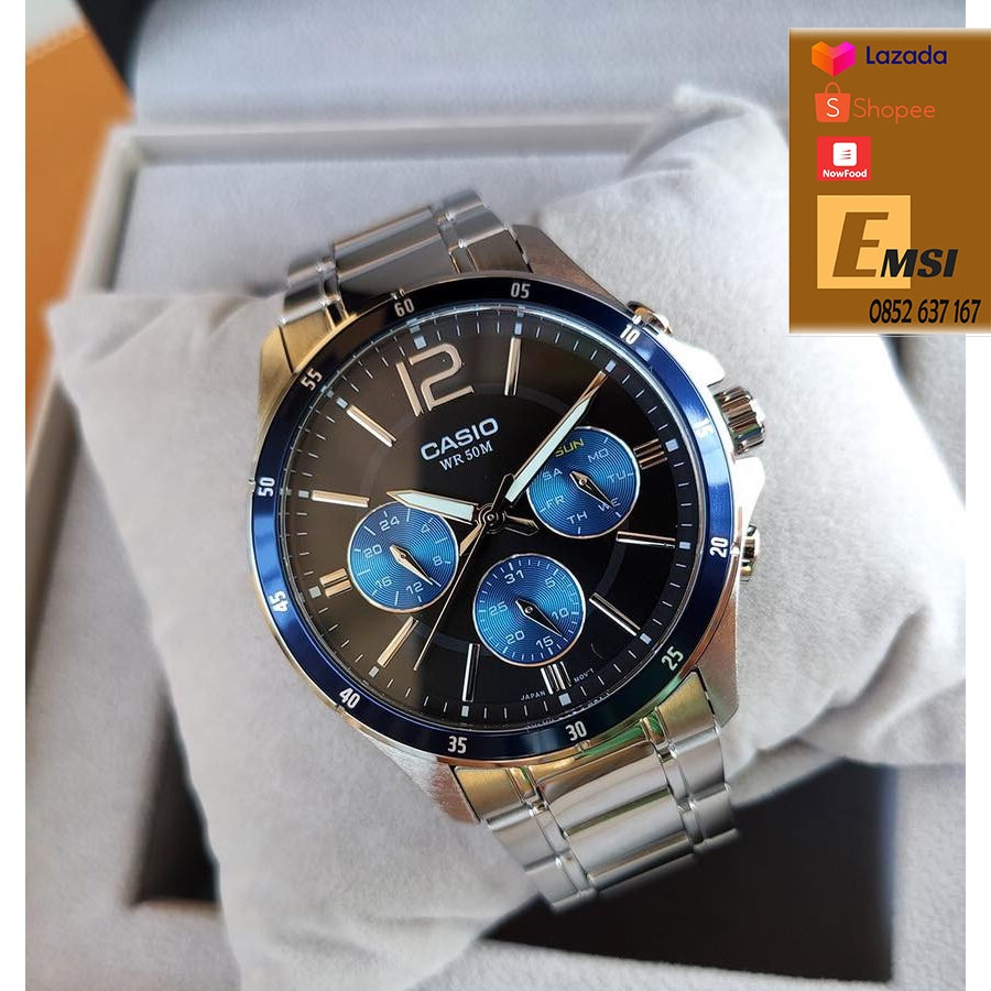 Đồng hồ Casio Nam MTP-1374D-2AVDF