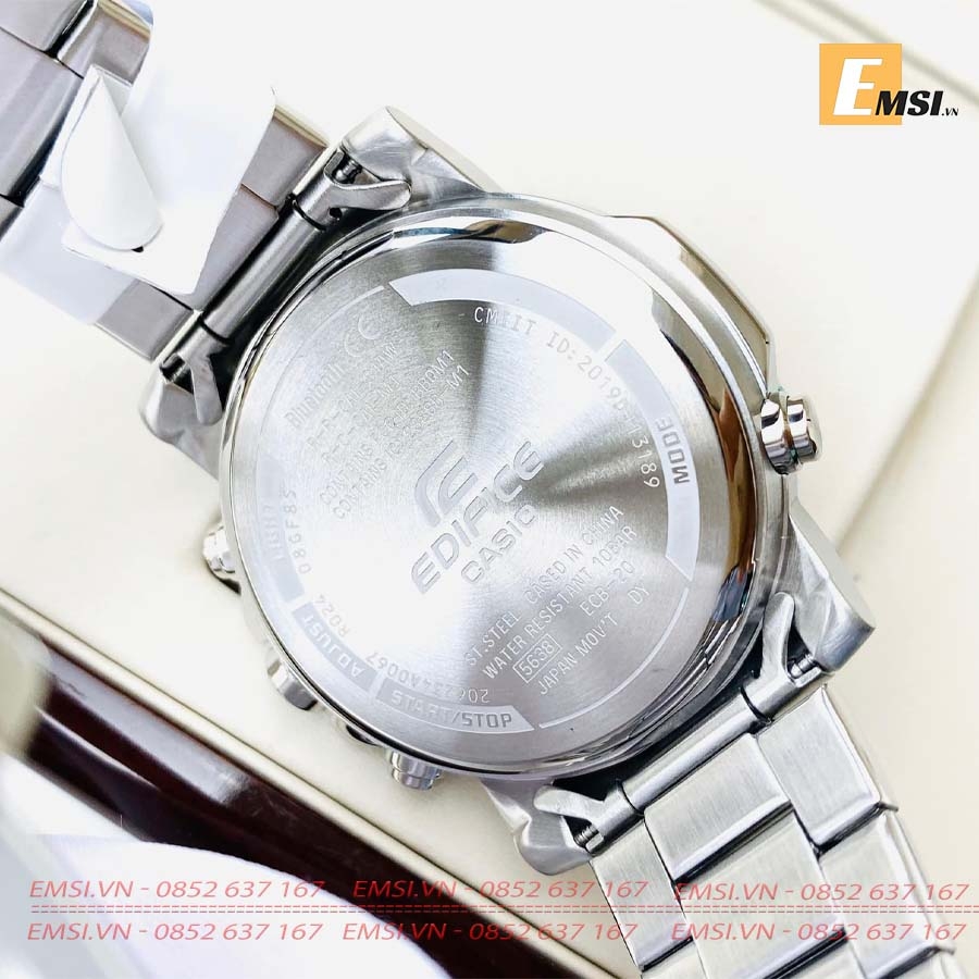 Casio Edifice ECB-20D-1A - Đồng Hồ Nam - Pin / Quartz - Kính Khoáng - Size Mặt 46mm EMSI.VN