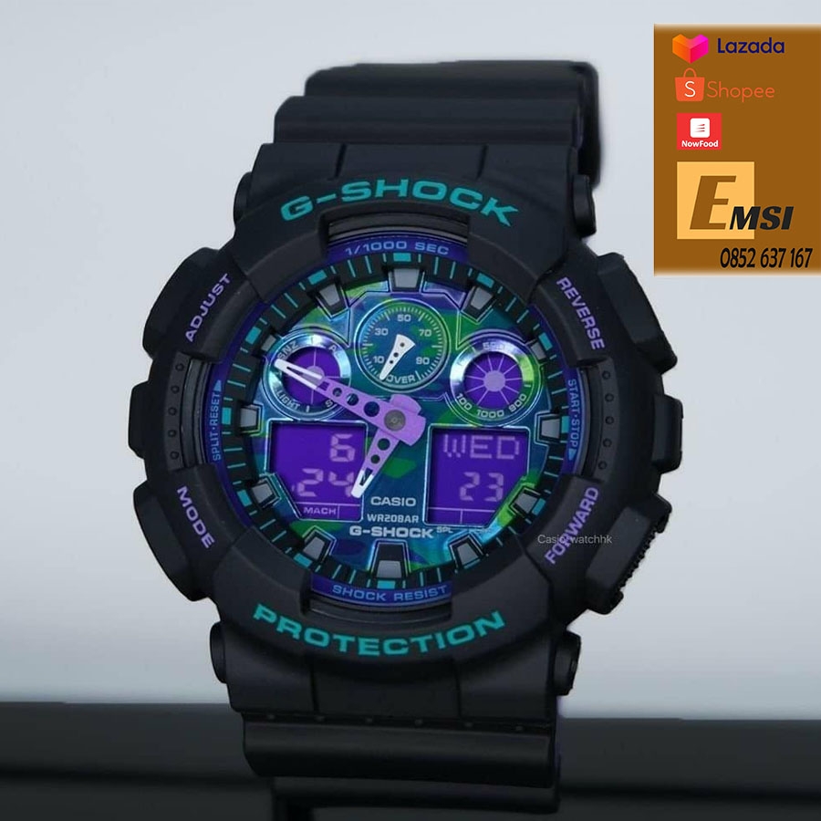 Đồng hồ nam Casio G-SHOCK GA-100BL-1A