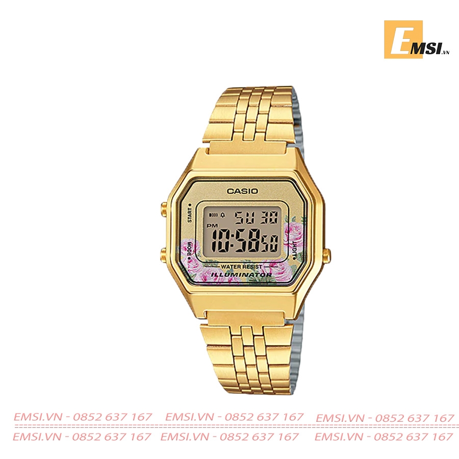 Casio LA680WGA-4CDF - Đồng hồ nữ - Pin / Quartz - Size mặt 29mm - Kính nhựa - Bảo Hành 5 Năm - Chính Hãng  - Emsi.vn