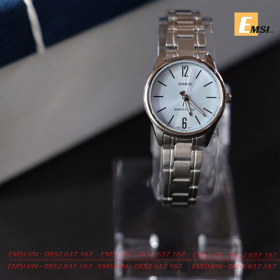 Casio LTP-V005D-2B - Đồng Hồ Nữ - Pin/Quartz - Kính Khoáng - Size Mặt 28mm EMSI.VN