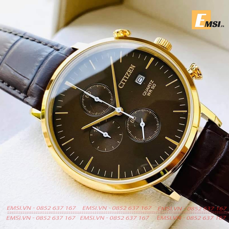 CITIZEN‌ AN3612-09X - Đồng Hồ Nam - Pin / Quartz - Kính Khoáng - Size Mặt 41mm Emsi.vn