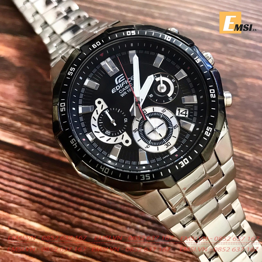 Casio Edifice EFR-554D-1A - Đồng Hồ Nam - Pin / Quartz - Kính Khoáng - Size Mặt 47mm EMSI.VN