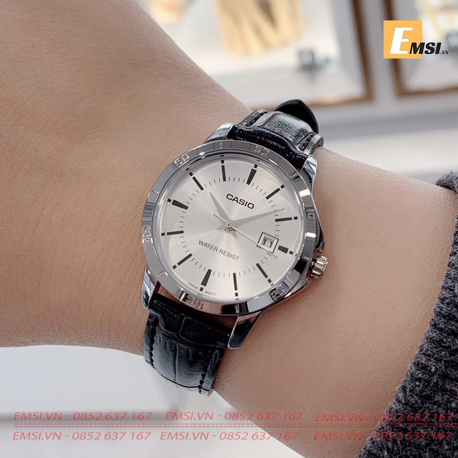Casio LTP-V004L-7AUDF - Đồng Hồ Nữ - Pin/Quartz - Kính Khoáng - Size Mặt 30mm EMSI.VN