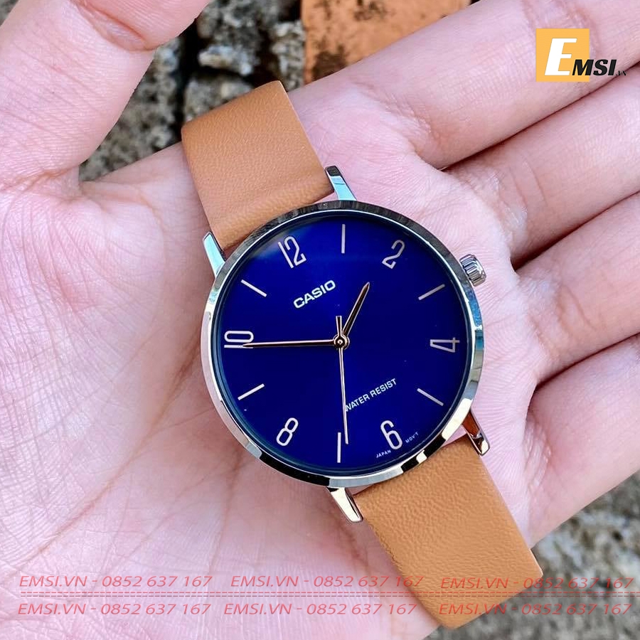 Casio LTP-VT01L-2B2 - Đồng Hồ Nữ - Pin/Quartz - Size Mặt 34mm - Kính Khoáng EMSI.VN