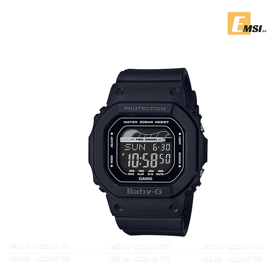 Đồng Hồ Nữ Casio Baby G BLX-560-1 Dây Nhựa Màu Đen - Emsi.vn