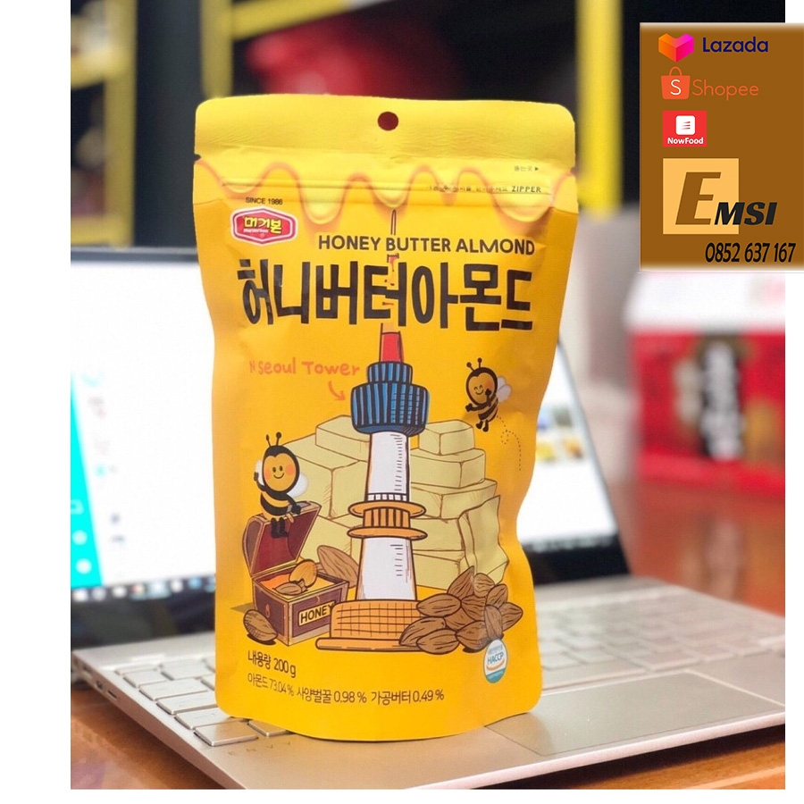 Hạnh nhân tẩm bơ mật ong 200GRAM