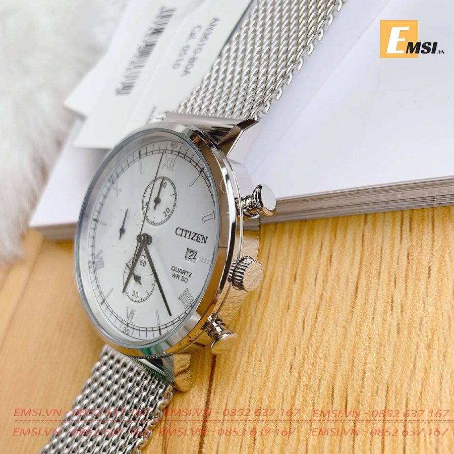 CITIZEN AN3610-80A - Đồng Hồ Nam - Pin/Quartz - Kính Khoáng - Size Mặt 42mm EMSI.VN