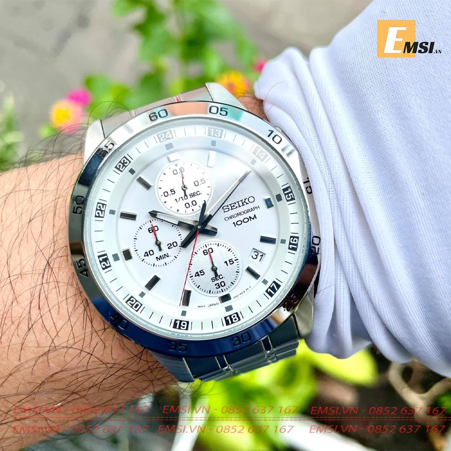 Seiko SKS637P1 - Đồng Hồ Nam - Pin / Quartz - Kính Khoáng - Size Mặt 43mm EMSI.VN