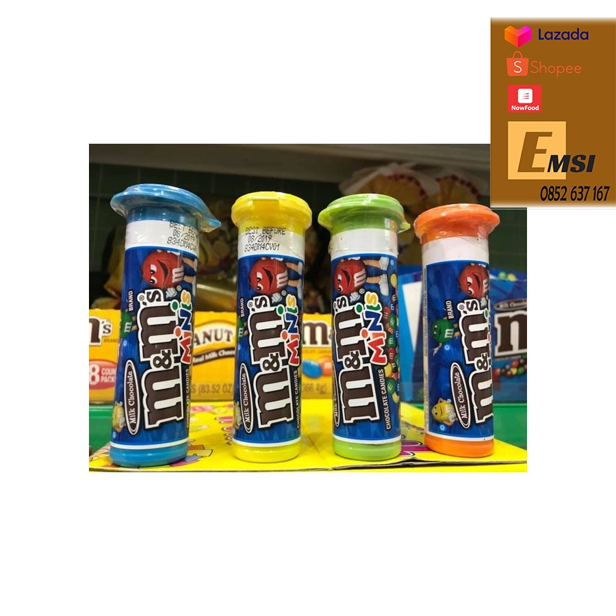 Socola M&M mini 30,6g xách tay Mỹ - Dạng thỏi tiện lợi