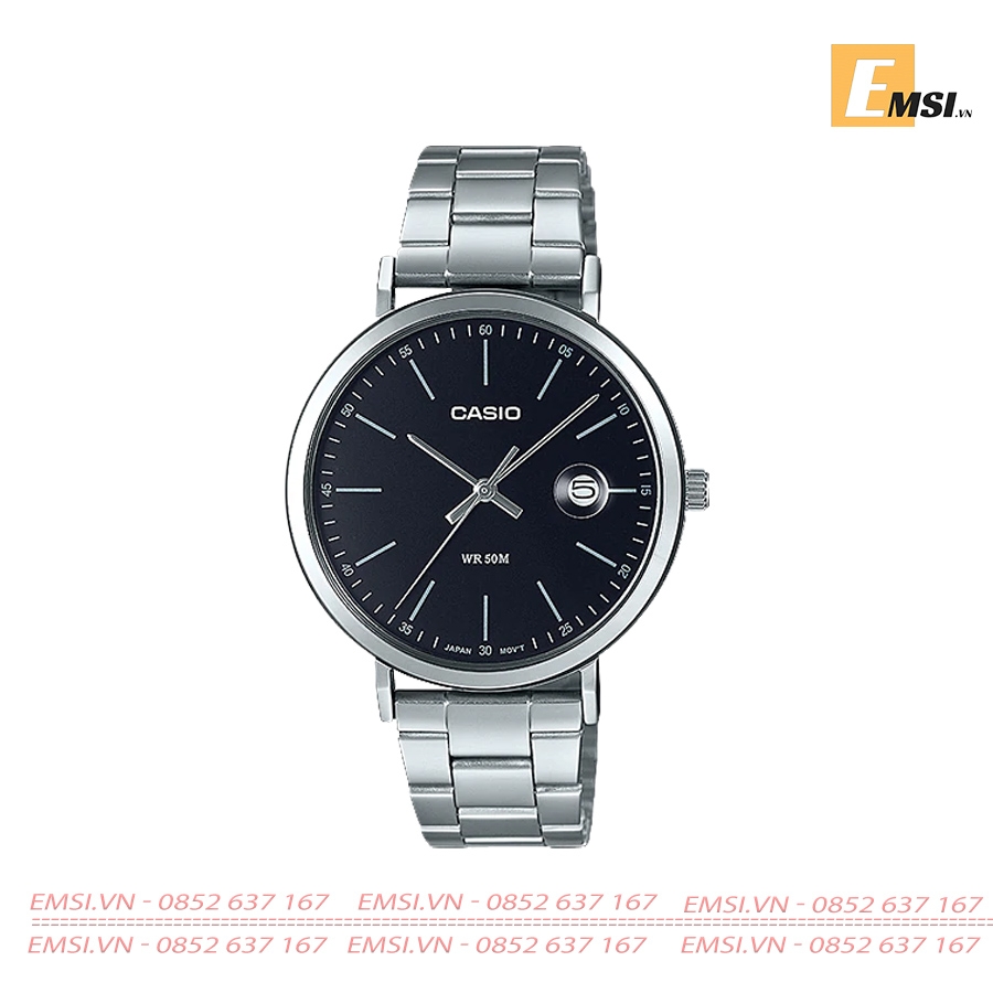 Đồng Hồ Casio Cặp Đôi MTP-E175D-1EVDF & LTP-E175D-4EVDF Size nữ 32mm, Size nam 38mm EMSI.VN