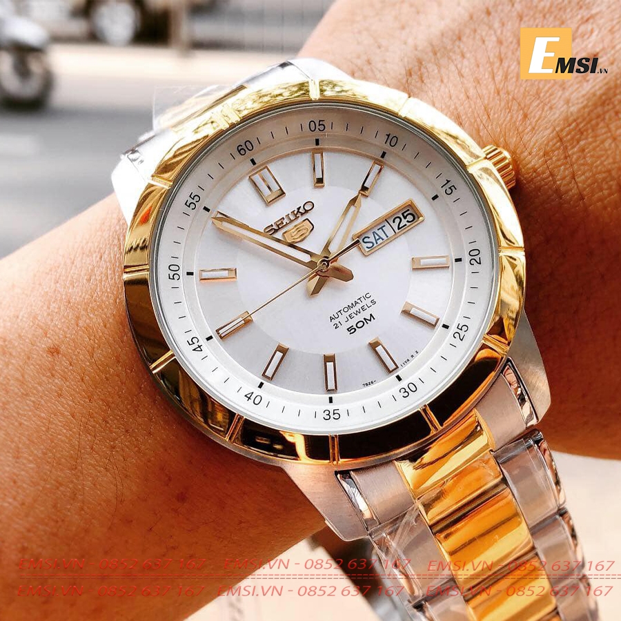 Seiko SNKN58K1 - Đồng Hồ Nam - Cơ - Automatic - Hardlex Crystal - Size Mặt 43mm EMSI.VN