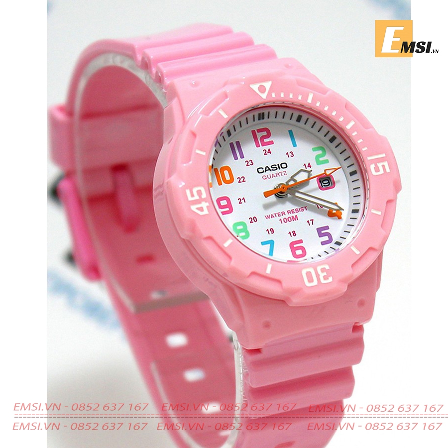 Đồng Hồ Cặp Đôi Casio MRW-200H-1BVDF & LRW-200H-4B2VDF size mặt đồng hồ nam 44,6mm, size mặt đồng hồ nữ 34,2mm EMSI.VN