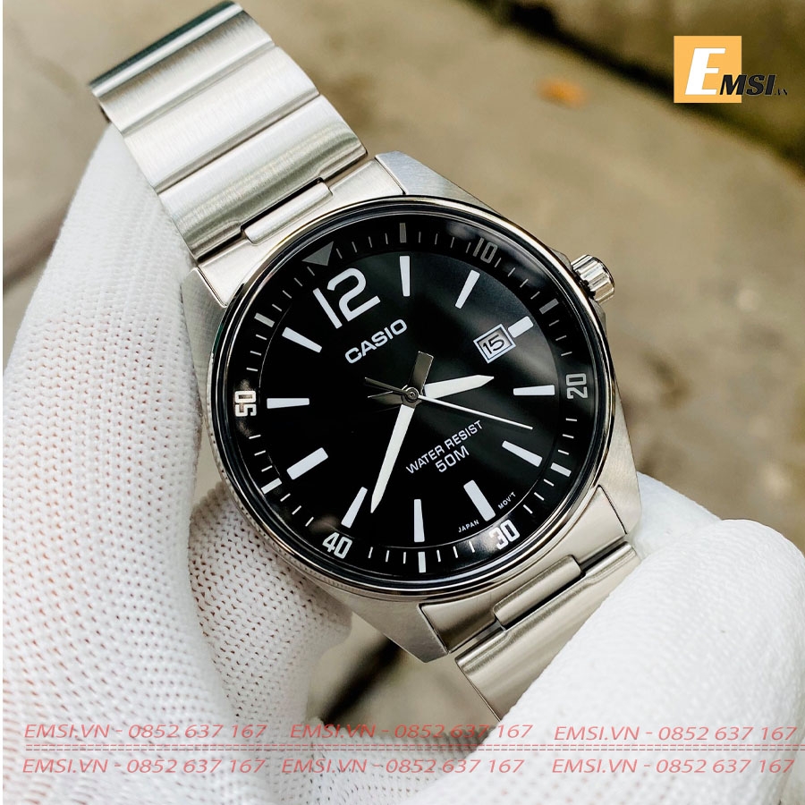Casio MTP-E170D-1B - Đồng Hồ Nam - Pin/Quartz - Kính Khoáng - Size Mặt 42mm EMSI.VN