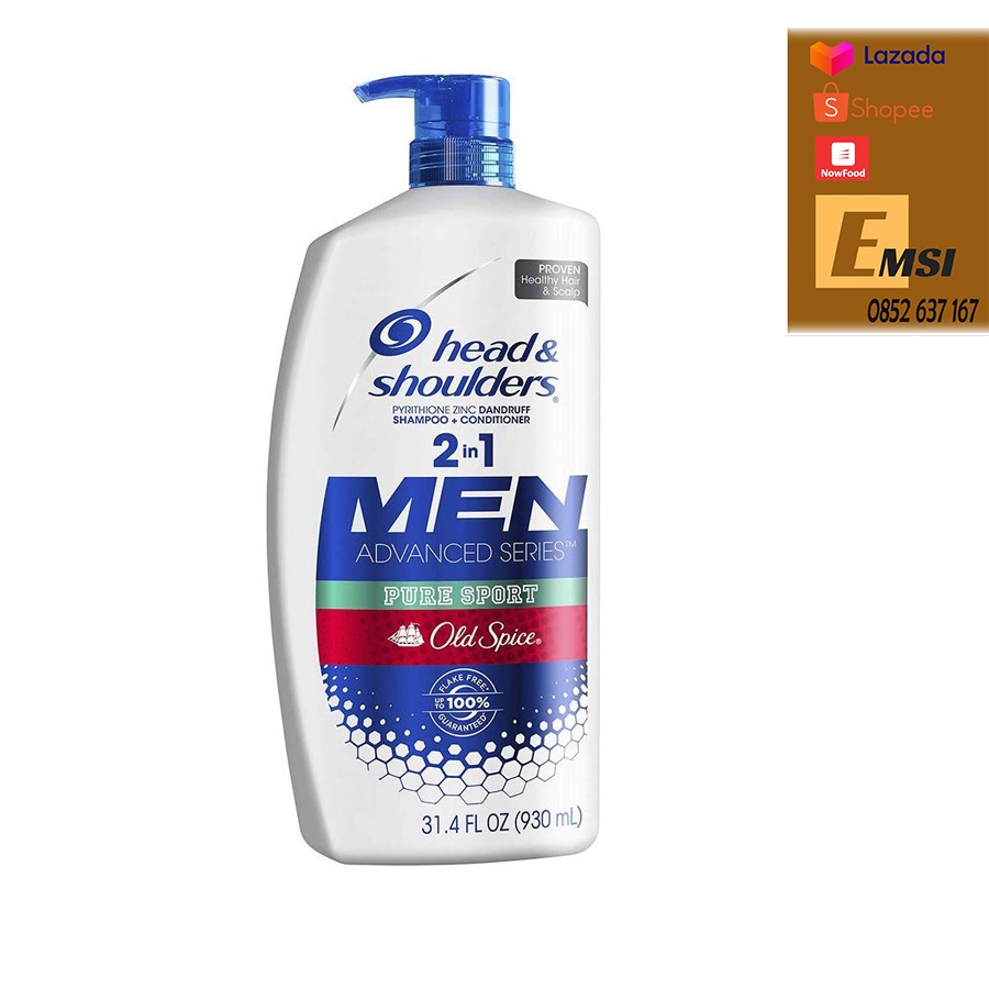 Dầu gội trị gàu nam Head & Shoulders Men Old Spice 930ml