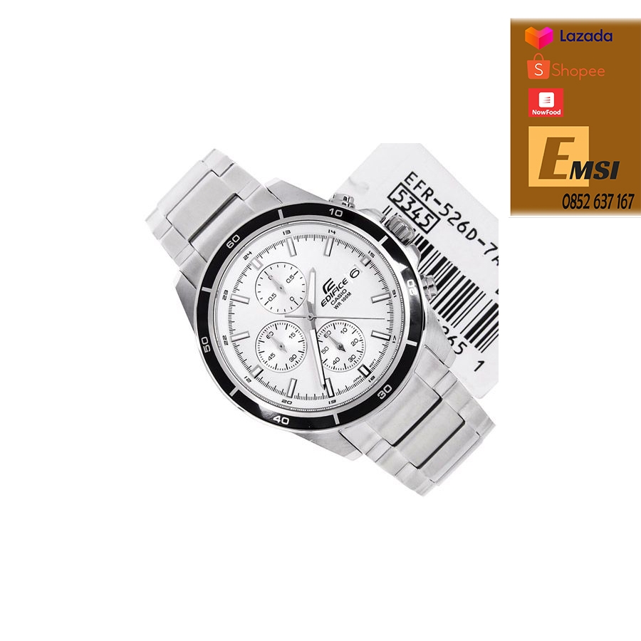 Casio Edifice EFR-526D-7AVUDF - Đồng Hồ Nam - Pin / Quartz - Kính Khoáng - Size Mặt 43.8mm - Bảo Hành 5 Năm - Chính Hãng