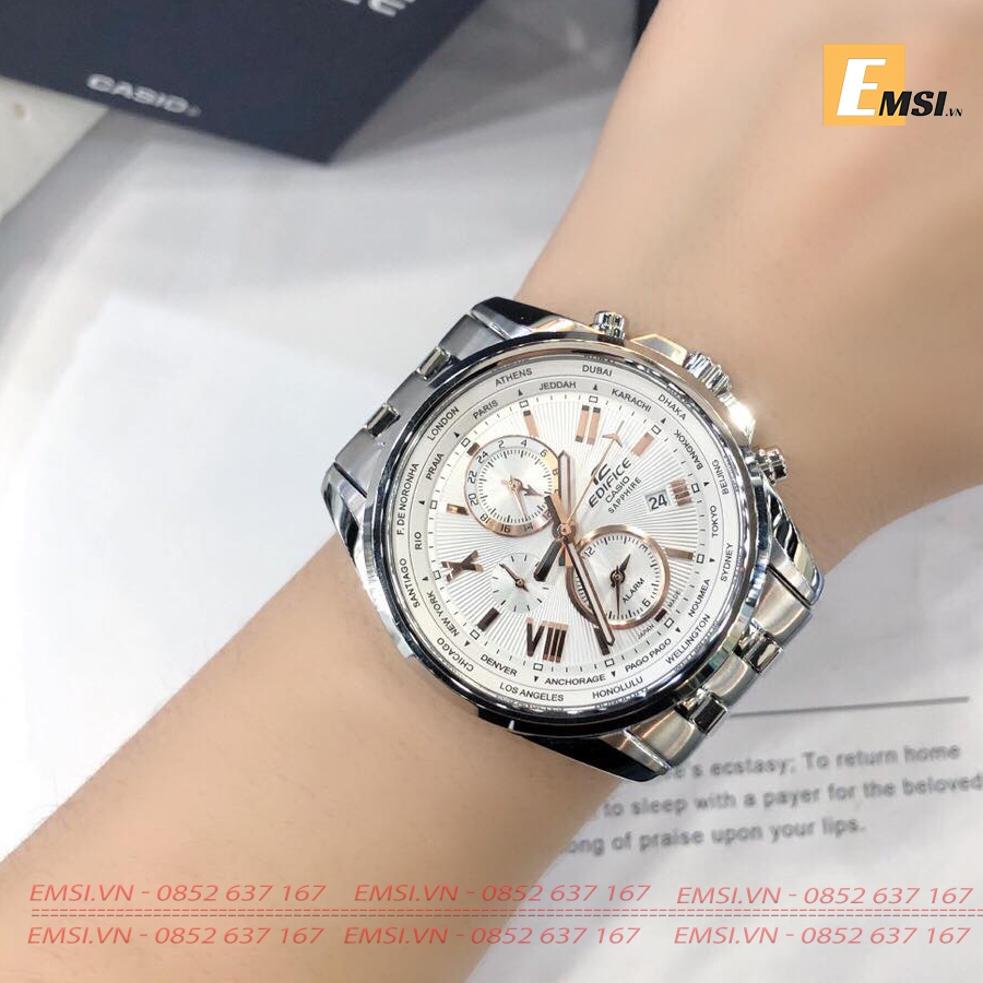 Casio EFB-301JD-7A9 - Đồng Hồ Nam - Pin / Quartz - Kính Sapphire - Size Mặt 43.5mm EMSI.VN