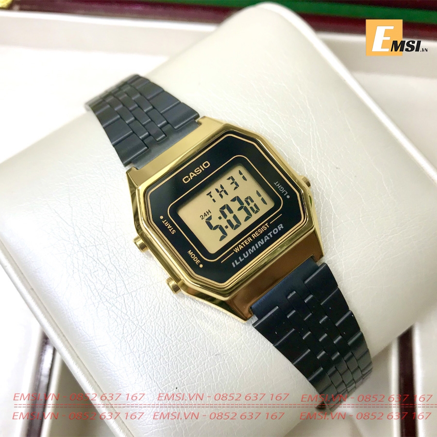 Casio  LA680WEGB-1ADF - Đồng Hồ Nữ - Điện Tử - Size Mặt 28.5mm - Kính Khoáng EMSI.VN