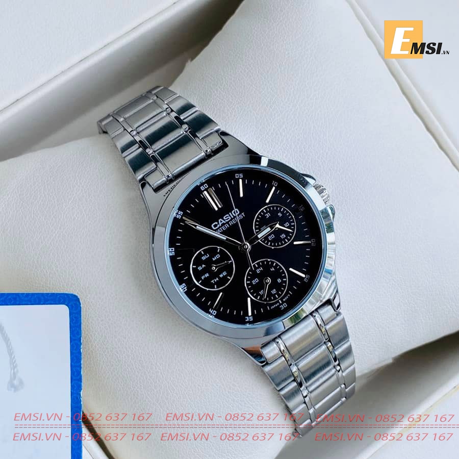 Casio LTP-V300D-1A - Đồng Hồ Nữ - Pin/Quartz - Kính Khoáng - Size Mặt 33.2mm EMSI.VN