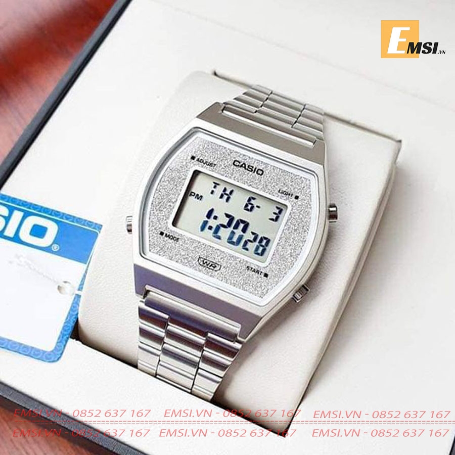 Casio B640WDG-7DF - Đồng Hồ Nữ - Điện Tử - Kính Nhựa - Size Mặt 35mm EMSI.VN