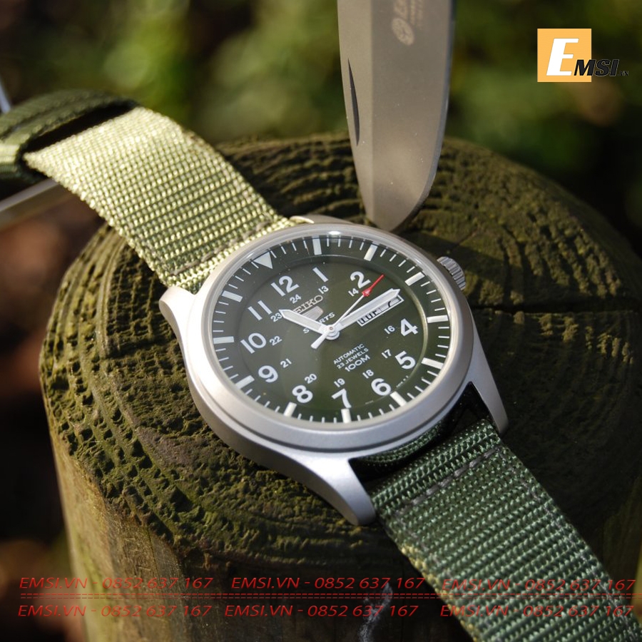 Seiko SNK805K2 - Đồng Hồ Nam - Máy Cơ / Automatic - Size Mặt 37mm - Kính Khoáng EMSI.VN