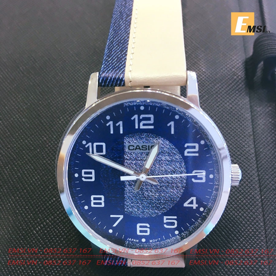 Casio MTP-E159L-2B2 - Đồng Hồ Nam - Pin/Quartz - Size Mặt 40mm - Kính Khoáng EMSI.VN