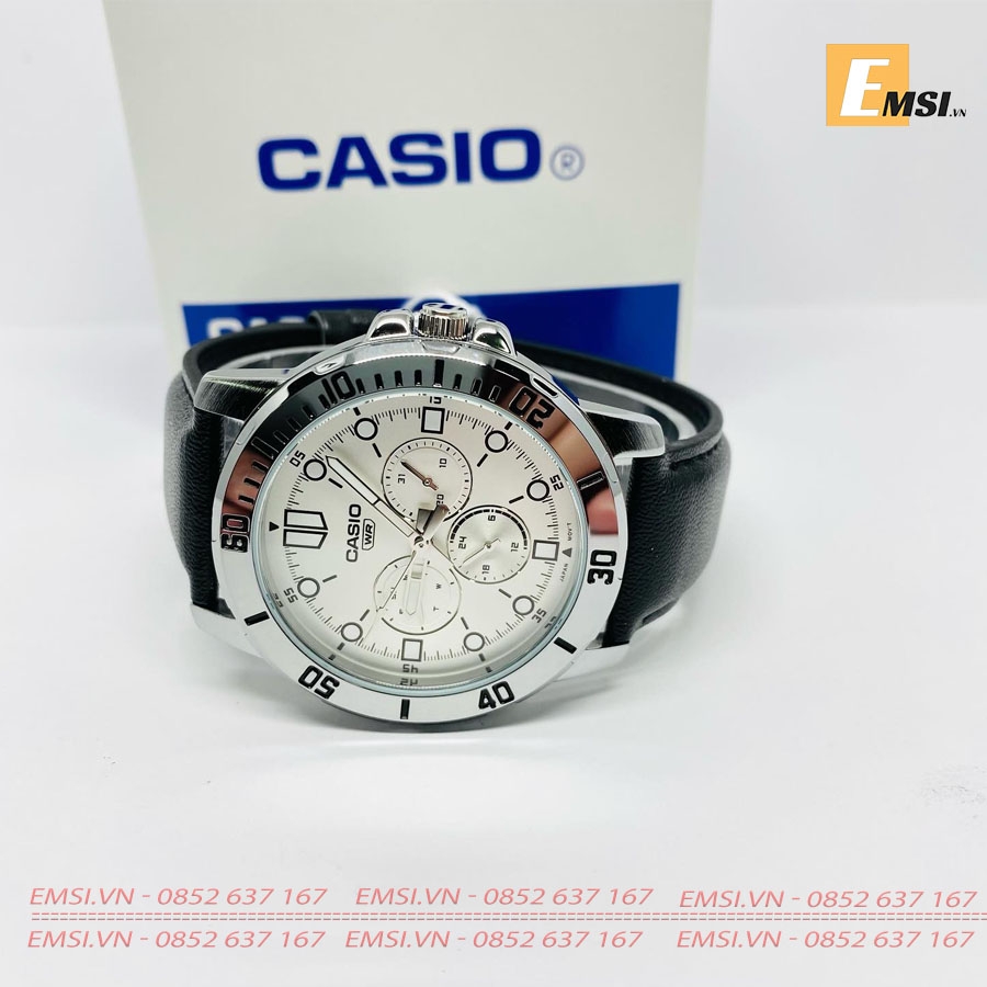 Casio MTP-VD300L-7EUDF - Đồng Hồ Nam - Pin/Quartz - Kính Khoáng - Size Mặt 45mm EMSI.VN