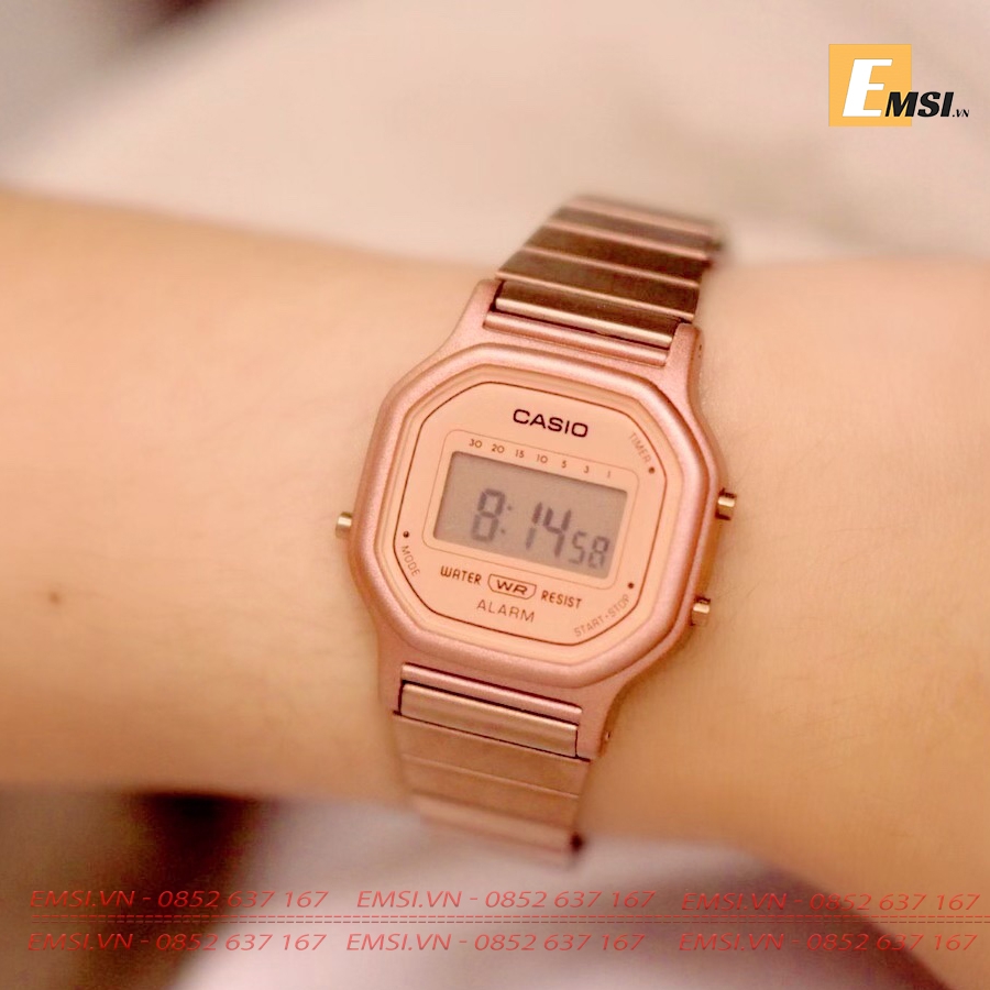 Casio -LA-11WR-5ADF- Đồng Hồ Nữ - Điện Tử - Kính Nhựa - Size Mặt 25.5mm EMSI.VN