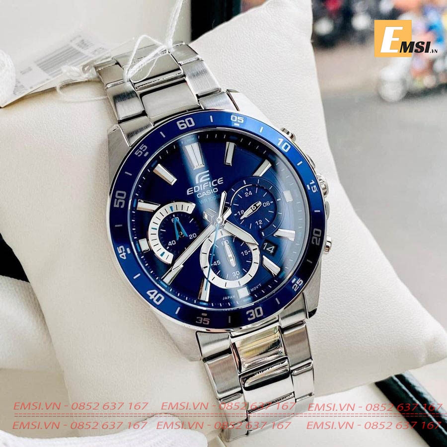 Casio Edifice EFV-570D-2AVUDF - Đồng Hồ Nam - Pin/Quartz - Kính Khoáng - Size Mặt 43.8mm EMSI.VN