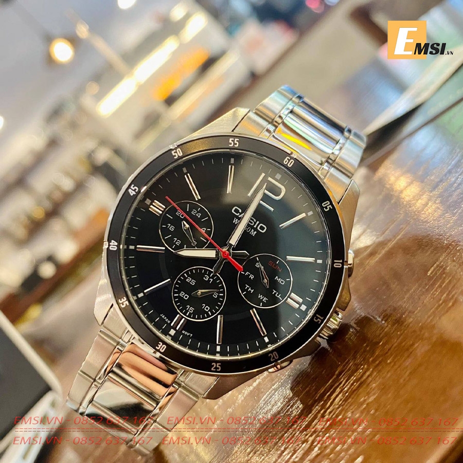 Casio MTP-1374D-1A - Đồng Hồ Nam - Pin / Quartz - Kính Khoáng - Size Mặt 43.5mm EMSI.VN