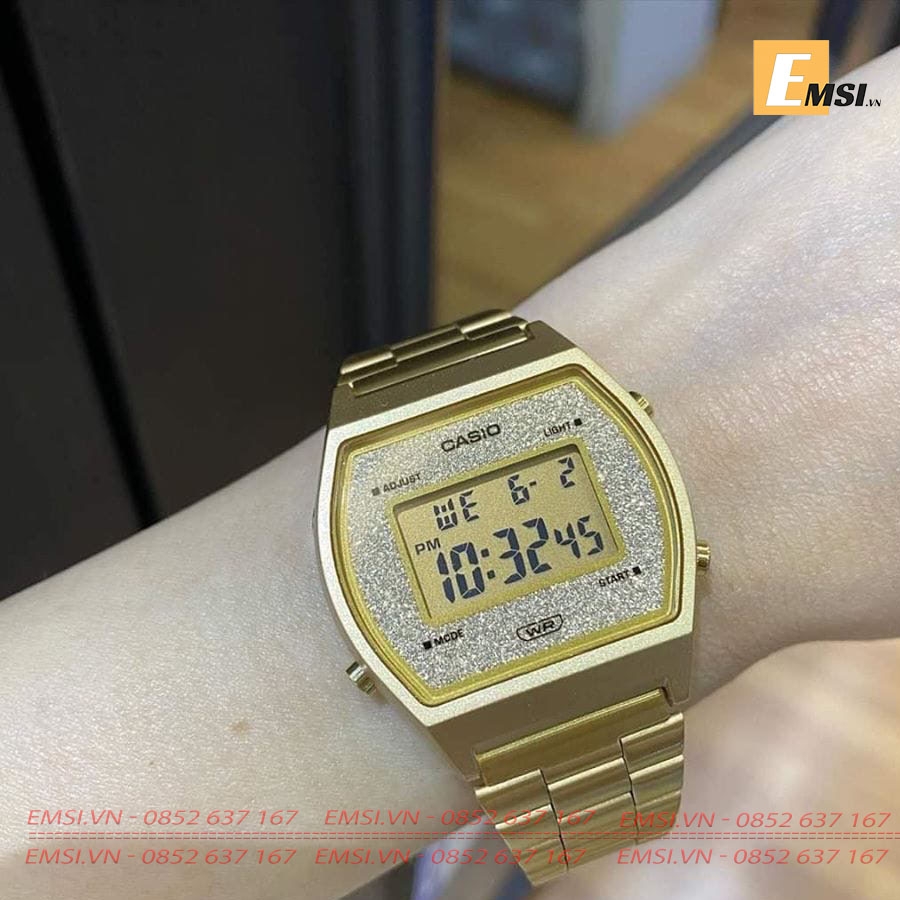 Casio B640WGG-9DF - Đồng Hồ Unisex - Điện Tử - Kính Nhựa - Size Mặt 35mm EMSI.VN