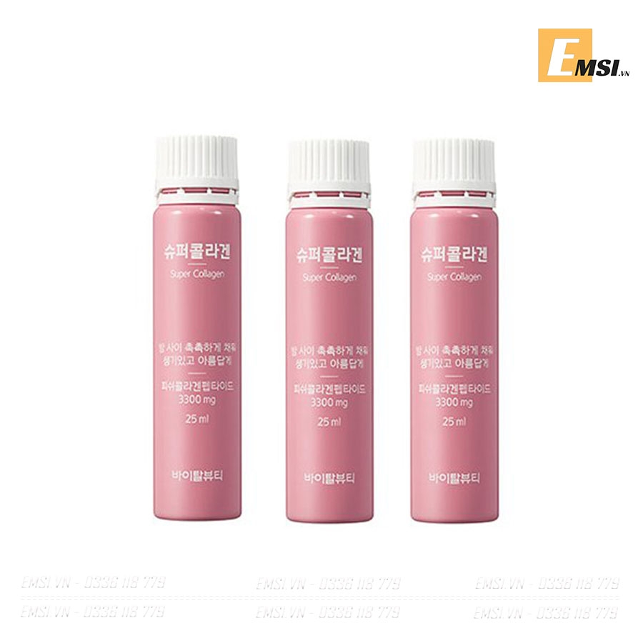 Nước uống Super Collagen VB Vital Beautie 3300mg Hàn Quốc (25ml x 30 chai)