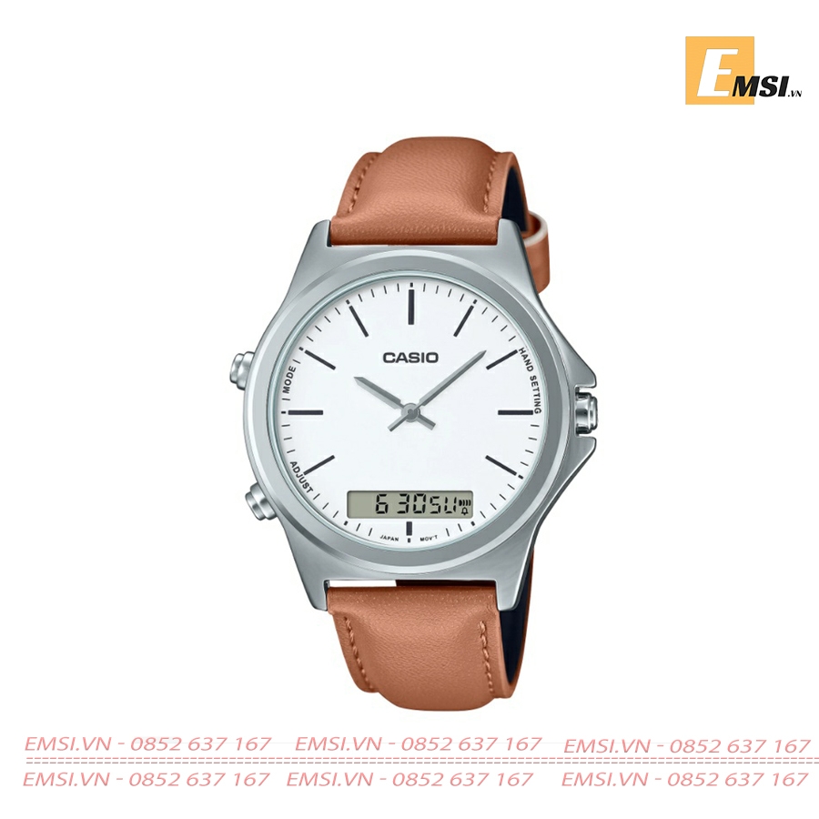 CASIO MTP-VC01L-7EUDF - Đồng Hồ Nam - Pin/Quartz - Size Mặt 41mm - Kính Khoáng EMSI.VN