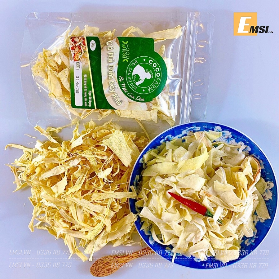 Đặc sản: Củ hủ dừa sấy khô 50gr - ĐẶC SẢN BẾN TRE