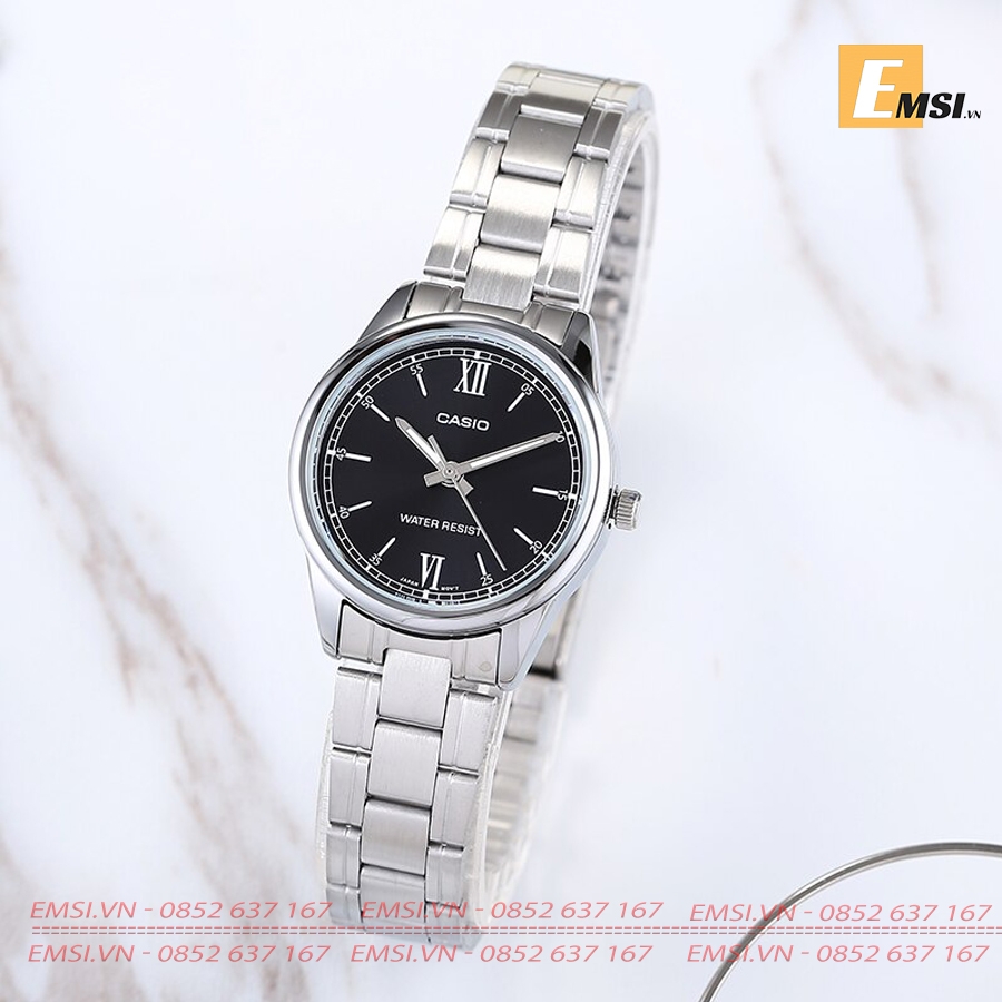 Đồng Hồ Casio Cặp Đôi MTP-V005D-1B5 & LTP-V005D-1B2 size mặt  40 & 28 mm EMSI.VN