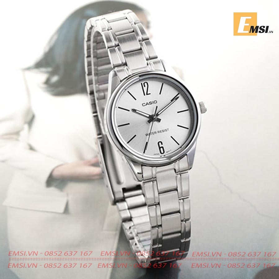 Casio LTP-V005D-7B - Đồng Hồ Nữ - Pin/Quartz - Kính Khoáng - Size Mặt 28mm EMSI.VN